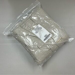 Pottery Barn Cotton Cross Stitch KING Quilted Pillow Sham Cover Eucalyptus Green